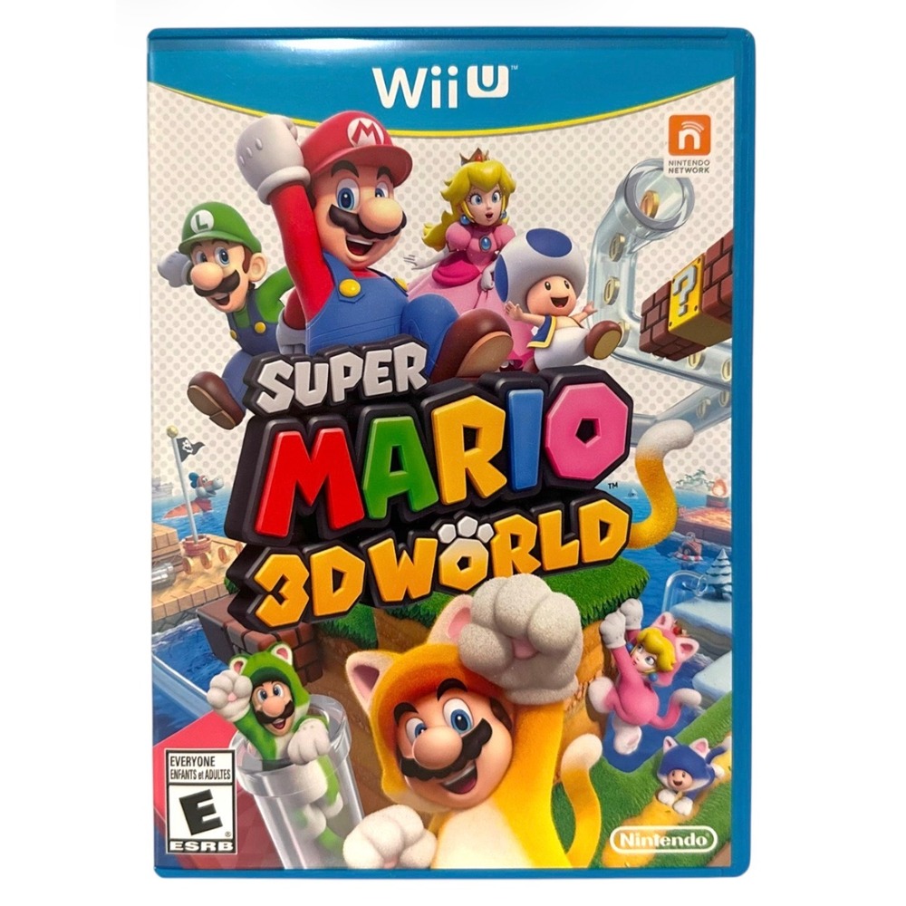 Super Mario 3D World Nintendo Wii U Complete CIB w/ Manual Tested 2013